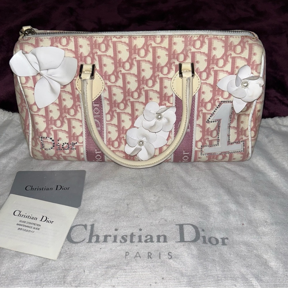 SALE! Christian Dior Pink Boston Bag